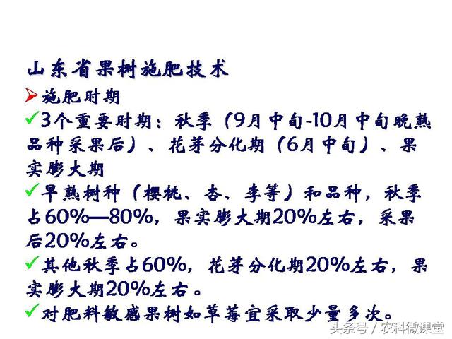 苹果秋冬施肥管理技术