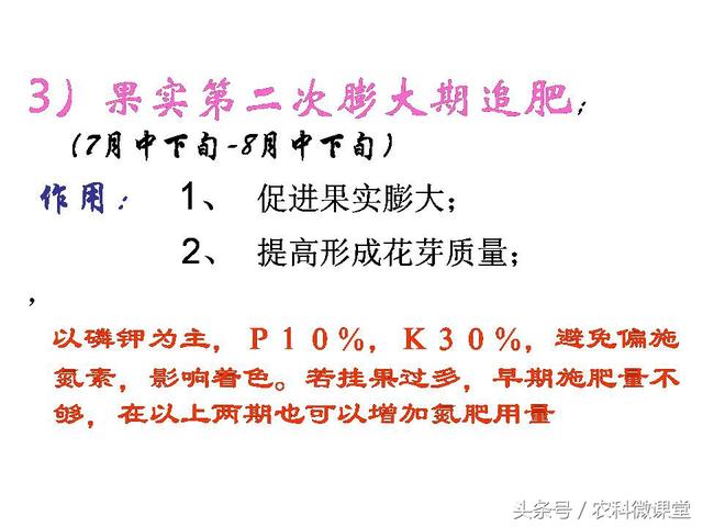 苹果秋冬施肥管理技术