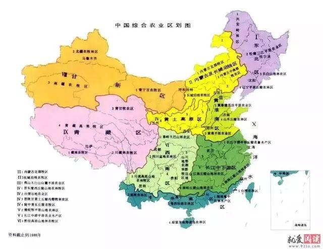 中国农业地图详解！