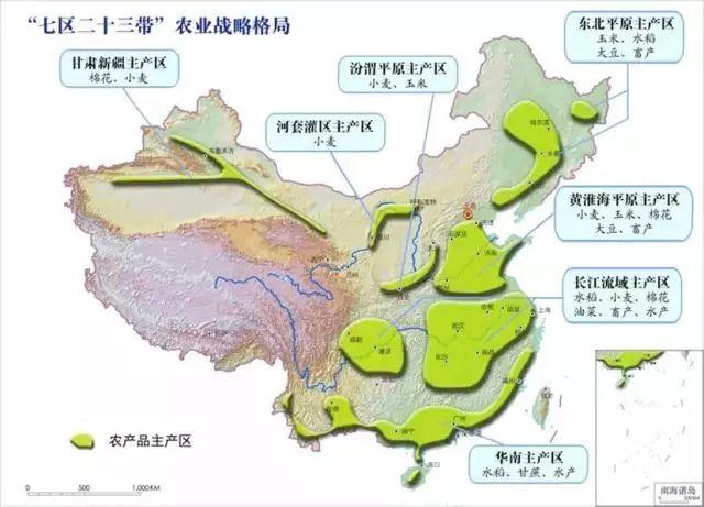中国农业地图详解！